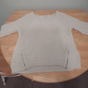 White Pullover Sweater